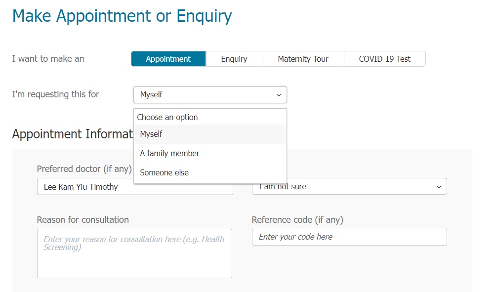 Gleneagles Hospital Singapore appointment