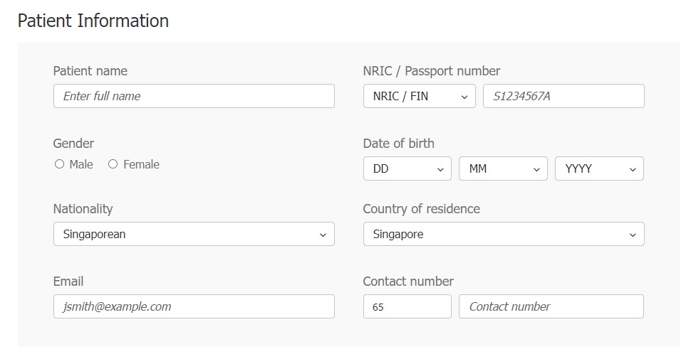 Gleneagles Hospital Singapore appointment